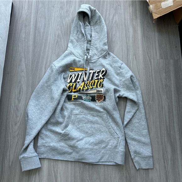 Fanatics | Tops | Grey Winter Classic 223 Hoodie | Poshmark